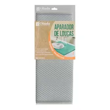 Tapete Escorredor De Louças Microfibra Cozinha Prático Cinza Foto mini 1