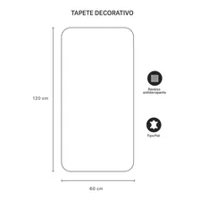Tapete Eskimo Tapete decorativo Tapete de couro Tapete de estudo Tapete de sala de estar Tapete de quarto Tapete minimalista moderno Tipo de couro rosa - 120 cm x 60 cm Foto mini 3