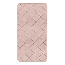 Tapete Eskimo Tapete decorativo Tapete de couro Tapete de estudo Tapete de sala de estar Tapete de quarto Tapete minimalista moderno Tipo de couro rosa - 120 cm x 60 cm Foto mini 4