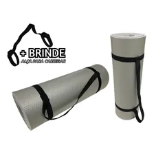 Tapete Eva 2,0m 52cm 10mm Yoga Fitness Cor Cinza Foto mini  2