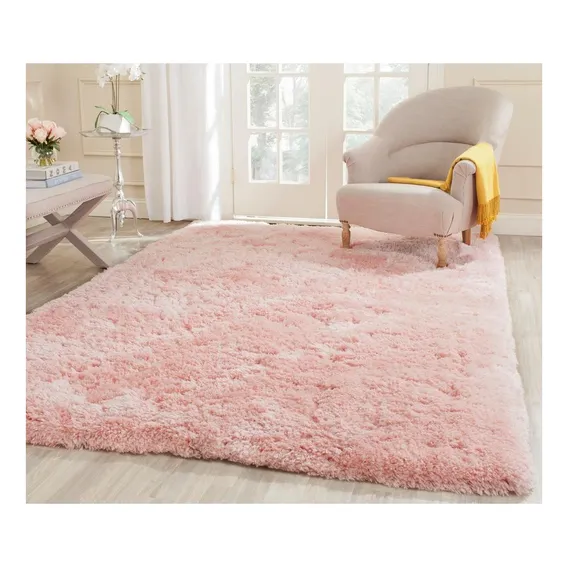 Tapete Felpudo Luxo Macio Rose 2,00x1,40m Foto 1