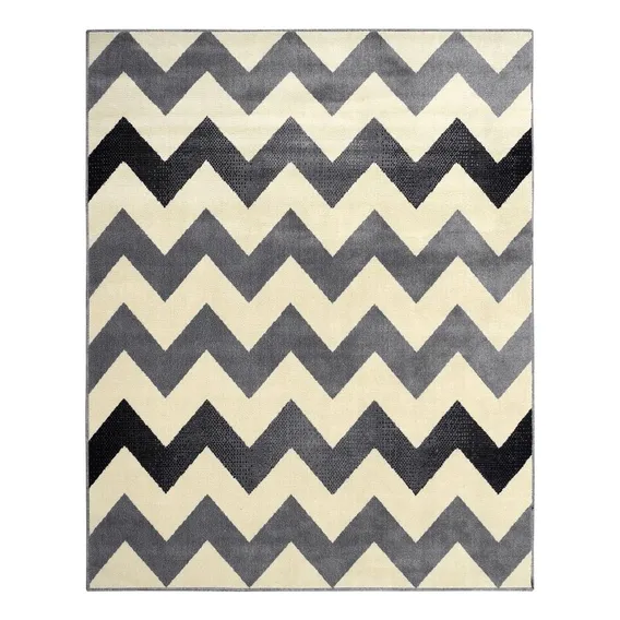 Tapete Herat 88/97 Aquarelas 3,00x2,50m Chevron São Carlos Cor Bege Foto 1