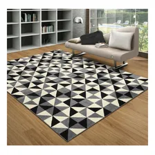 Tapete Herat 90/19 Cinza Black Tiles 3,00x4,00m Säo Carlos Foto mini 2