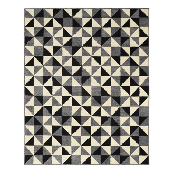 Tapete Herat 90/19 Cinza Black Tiles 3,00x4,00m Säo Carlos Foto 1