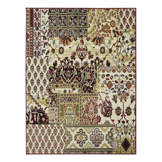 Tapete Herat Pinho 250x300 Cm Patchwork Clássico Sao Carlos Foto 1