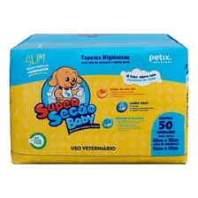 Tapete Higiênico Super Secão Baby Slim 50 Unidades Petix Foto  mini 1