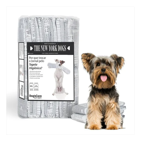 Tapete Higiênico Dogs Care The New York Dogs 55x60cm 30un Foto 1