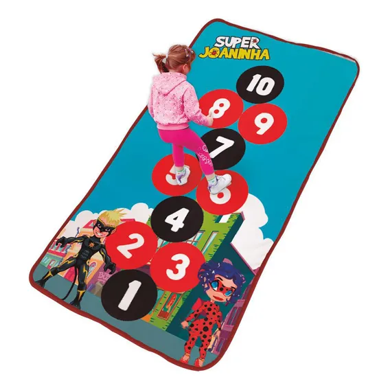 Tapete Infantil Amarelinha 70x130cm - Fabrincando Foto 1