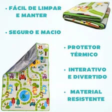 Tapete Infantil Criança Bebê Educativo Dobrável Térmico Baby Foto mini  2