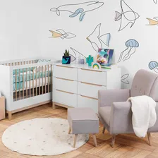 Tapete Infantil Tapis Redondo Confete Branco 1,20m Foto mini 4