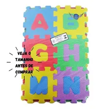 Tapete Infantil Tatame Eva Numero Alfabeto 36 Peças 9 X 9 Cm Cor Multicolorido Foto mini 1