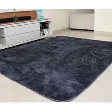 Tapete Macio Luxo Felpudo 2,00 X 1,50metros Antialérgico Cor Cinza Foto mini 1
