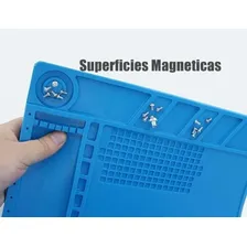 Tapete Manta Magnética Antiestática S 180 550x350mm Soldagem Cor Azul Foto mini 4