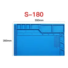 Tapete Manta Magnética Antiestática S 180 550x350mm Soldagem Cor Azul Foto mini  2
