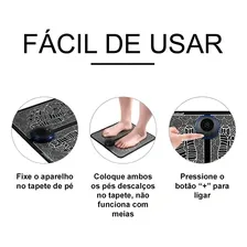 Tapete Massageador Para Pés Pernas Ems Magnético Almofada Foto mini 4