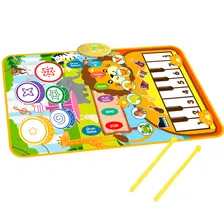 Tapete Musical Piano Teclado Bebe Infantil Sons Interativo Cor Masculina Foto mini  2