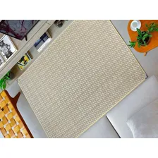Tapete Para Sala Quarto Sisal 2,00 X 2,50m Bege Facil Limpar Foto  mini 1