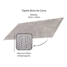 Tapete Passadeira 50 X 100 Cm Classic Cinza Oasis Desenho do tecido Liso Foto mini 4