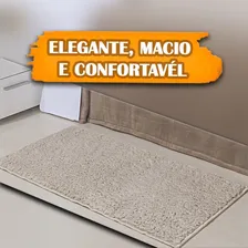 Tapete Passadeira 50 X 100 Cm Classic Perola Creme Oasis Cor Creme Pérola Desenho do tecido Liso Foto mini  3