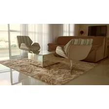 Tapete Peludo Bege Mesclado 2mx1,5m Foto mini 2