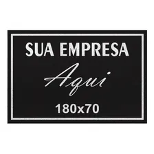 Tapete Personalizado Capacho 180x70 Logomarca Foto mini 1