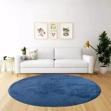 Tapete Redondo 2,00m Quarto Sala Escritório Pelo Macio Foto mini 4