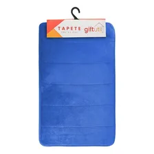 Tapete Soft Para Banheiro Antiderrapante 40x60cm - Azul Foto mini 1