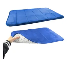 Tapete Soft Para Banheiro Antiderrapante 40x60cm - Azul Foto mini 4