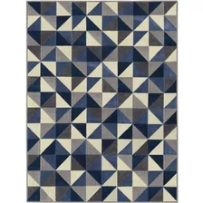 Tapete Supreme 05/43 Ladrilhos 2.5x3m 250x300cm São Carlos Cor Azul Desenho do tecido Geométrico Foto mini 1