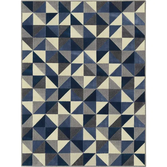 Tapete Supreme Ladrilho São Carlos Azul 2,00x2,50m Foto 1