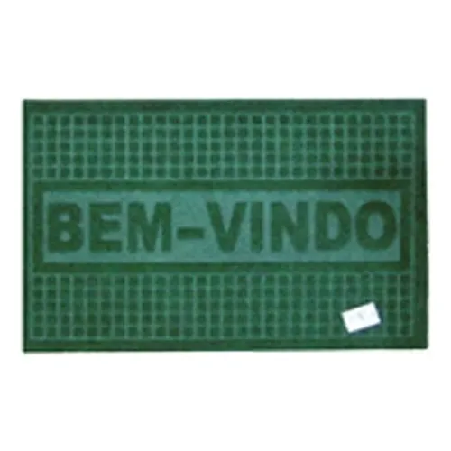 Tapete Tapete Bem Vindo Cor Verde Bem Vindo - De 40cm X 60cm Foto 1