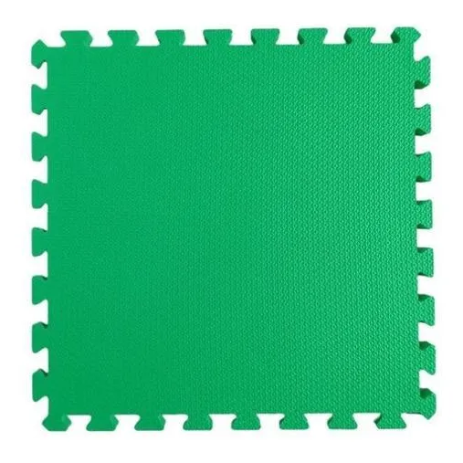 Tapete Tatame Eva 10mm Verde 50x50cm - Evamax Foto 1
