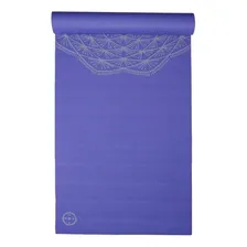 Tapete Yoga Mat Em Pvc Eco Com Impressão Hopumanu Cor Roxo Foto mini 2