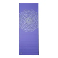 Tapete Yoga Mat Em Pvc Eco Com Impressão Hopumanu Cor Roxo Foto mini 1