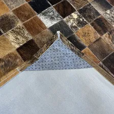 Tapetes De Couro Marrom Ex贸tico 1,00x1,50 Com Borda Foto mini 3