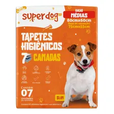 Tapetes Higiênicos Super Dog 80 X 60 Cm - Com 126 Unidades Foto mini 1