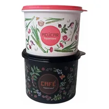 Tapoer Jogo Mantimento Tupperware 5 Arroz 5 Kg Cor Floral Foto mini 2