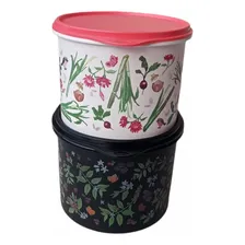 Tapoer Jogo Mantimento Tupperware 5 Arroz 5 Kg Cor Floral Foto mini 3