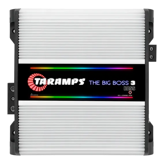Taramps The Big Boss Bass Modulo Multi Impedancia 0.5 A 2 Ohms Amplificador 3000w Com Efeito Rgb Som Automotivo Foto 1
