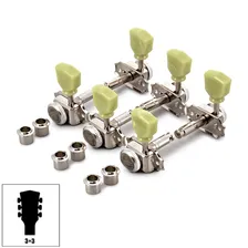 Tarracha Gotoh Cromada Vintage Tulipa Com Trava P/ Violão Foto mini 1
