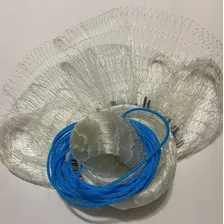Tarrafa Para Pacu Carpa Traíra Tilápia 20mts Roda Fio 0.50 Foto mini 4