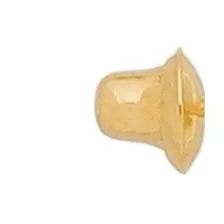 Tarraxa Baby Em Ouro 18k Brinco Infantil Unidade Foto mini 1