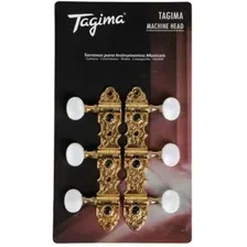 Tarraxa Blindada Tagima Para Violao Nylon Dourada Tmh 831-gd Cor Dourado Foto mini 1