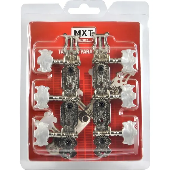 Tarraxa Tarracha Violão Nylon Pino Fino Cromado Mxt Profissional Foto 1