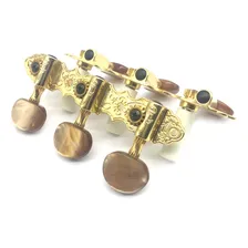 Tarraxa Violão Classico Nylon Pino Grosso Dourado Luxo J800 Foto  mini 1