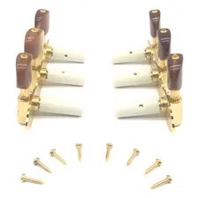 Tarraxa Violão Classico Nylon Pino Grosso Dourado Luxo J800 Foto mini  3