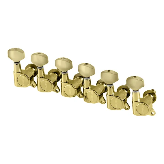 Tarraxas Blindadas Guitarra Condor Dourado Fosco 6 Em Linha Foto 1