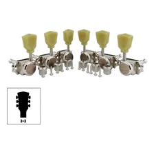 Tarraxas Com Trava Para Violão Guitarra 3x3 Lp Sg Vintage Foto mini 1