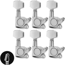 Tarraxas Tarrachas Blindada Em Linha Para Guitarra Cromada Foto mini 1