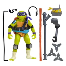 Tartarugas Ninja: Hist贸rias Mutantes, Boneco 12cm Acess贸rios Foto mini 2